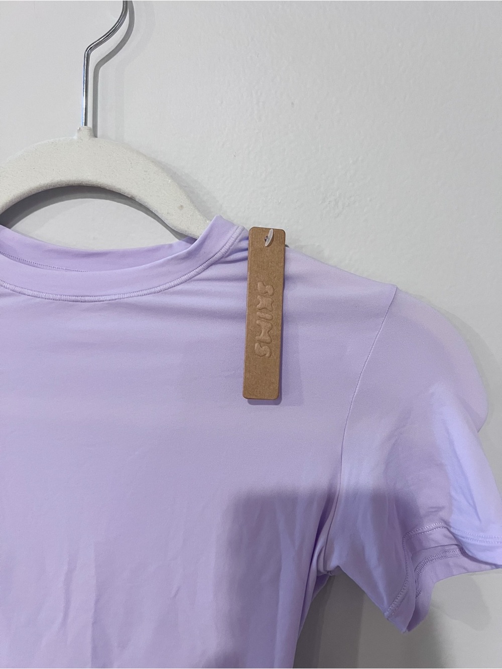 Skims Fits Everybody Short Sleeve Tee Sugar Plum Purple - Picture 5 of 9